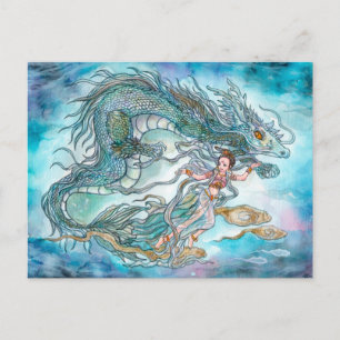 Dragon en Goddess Briefkaart