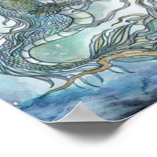 Dragon en Goddess Poster (Hoek)