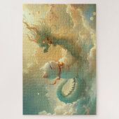 Dragon en Lucky Cat Legpuzzel (Verticaal)