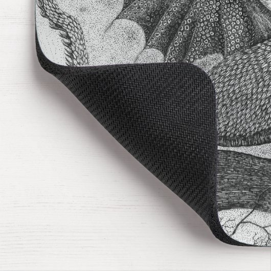 Dragon en Owl Mousepad Muismat (Hoek)