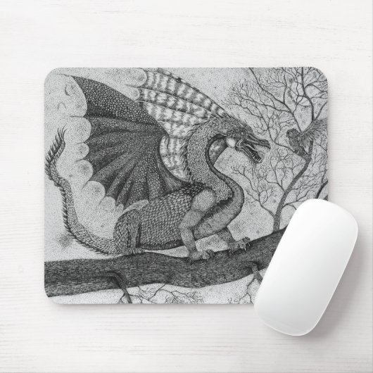 Dragon en Owl Mousepad Muismat (Met muis)