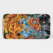 Dragon en Phoenix IPhone 5 Hoesje (Achterkant (horizontaal))