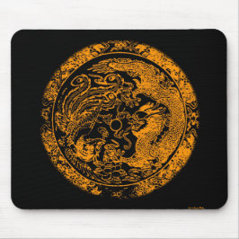 Dragon en Phoenix Mousepad Muismat