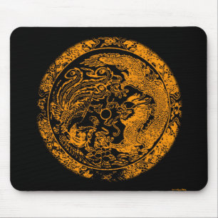 Dragon en Phoenix Mousepad Muismat