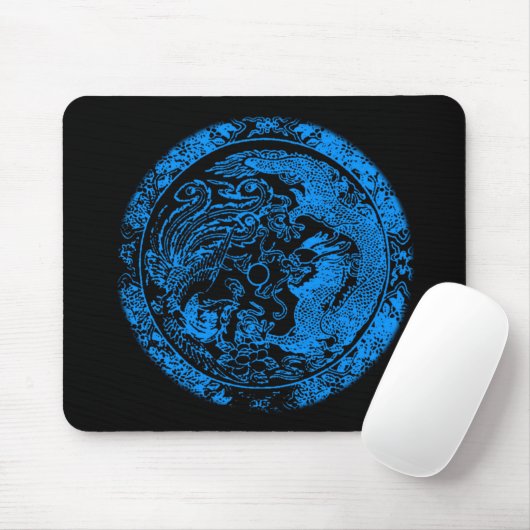Dragon en Phoenix Mousepad Muismat (Met muis)