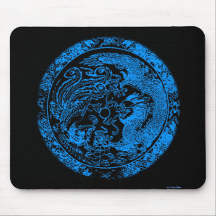 Dragon en Phoenix Mousepad Muismat