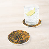 Dragon en Phoenix Onderzetter (Zijkant)