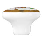 Dragon- en Phoenix-porseleinen plaat Keramische Knop (Zijkant)