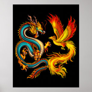 Dragon en Phoenix Poster
