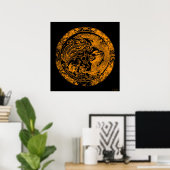 Dragon en Phoenix Print (Thuiskantoor)