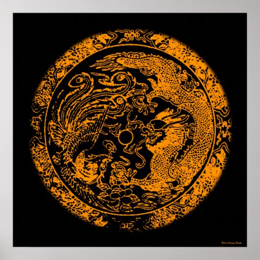 Dragon en Phoenix Print (Voorkant)