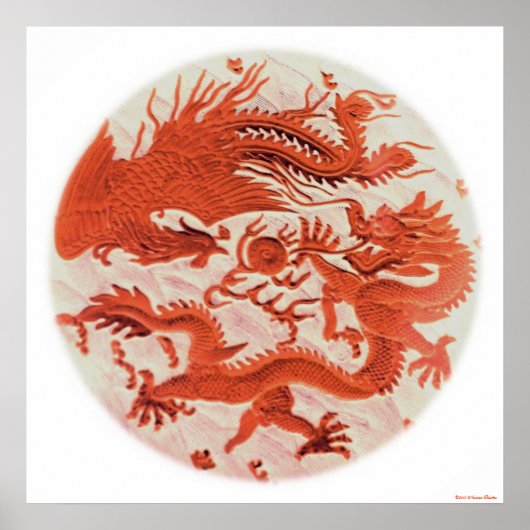Dragon en Phoenix Print (Voorkant)