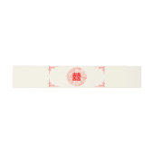 Dragon en Phoenix rode chinese bruiloft uitnodigin Uitnodigingen Wikkel (Vlak)