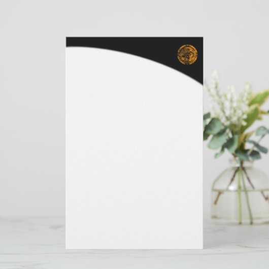 Dragon en Phoenix Stationery Briefpapier (Staand voorkant)