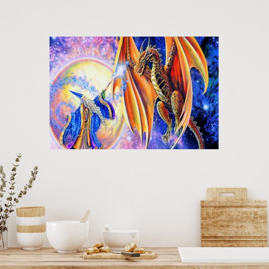 Dragon en Poster Wizard (Keuken)