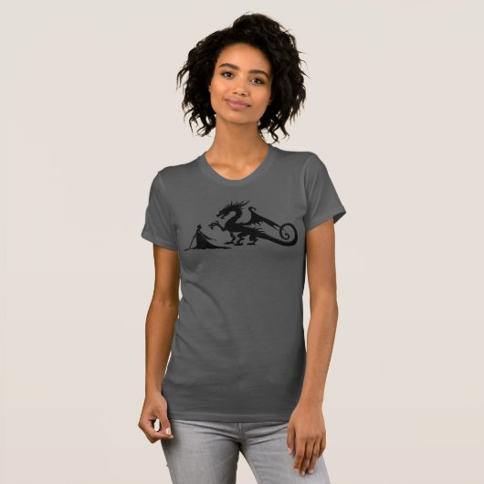 Dragon en Princess T-shirt (Voorkant volledig)