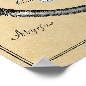 Dragon en Snake Ouroboros Mandala Poster (Hoek)