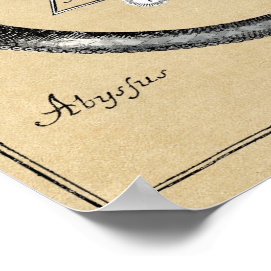 Dragon en Snake Ouroboros Mandala Poster (Hoek)