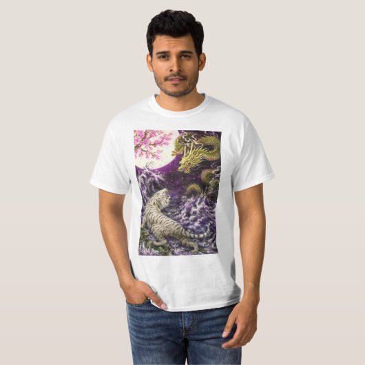 Dragon en Tiger T-shirt (Voorkant volledig)