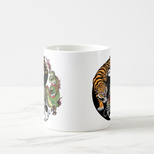 dragon en tijger yin yang koffiemok (Center)