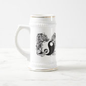 dragon en tijger yin yang symbool bierpul (Links)
