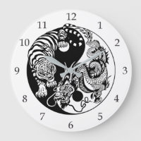 dragon en tijger yin yang symbool