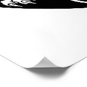 dragon en tijger yin yang symbool poster (Hoek)