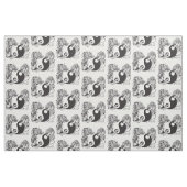 dragon en tijger yin yang symbool stof (Fat Quarter)