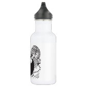 dragon en tijger yin yang symbool waterfles  (Rechts)