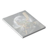 Dragon en vloerbedekking slepen en rennen notitieblok (Schuin)