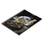 Dragon en vloerbedekking slepen en rennen notitieboek (Linkerzijde)