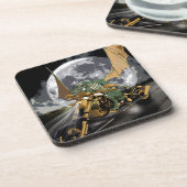 Dragon en vloerbedekking slepen en rennen onderzetter (Linkerzijde)