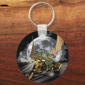 Dragon en vloerbedekking slepen en rennen sleutelhanger (Voorkant)