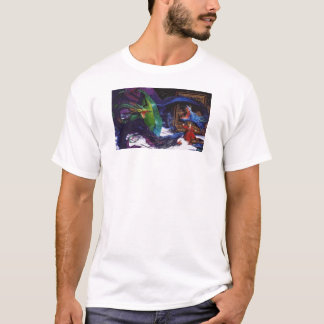 Dragon en wizard t-shirt