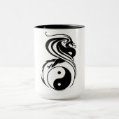 Dragon en Ying Yang cup Mok (Midden)