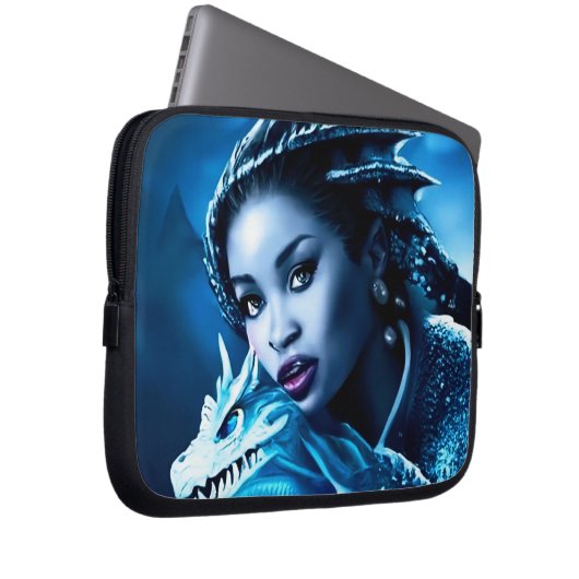 Dragon en zijn koningin - Elektronica tas (Voorkant Rechts)