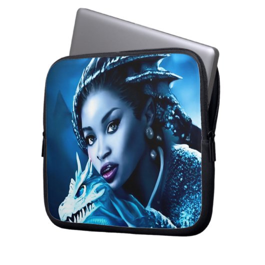 Dragon en zijn koningin - Elektronica tas (Voorkant Links)