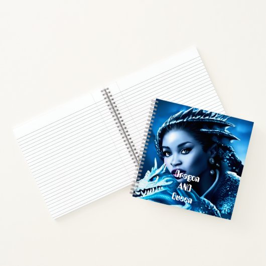 Dragon en zijn koningin - Spiral Notitieboek (Binnen)