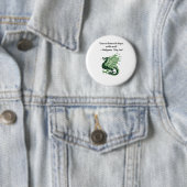 Dragon en zijn Wrath Shakespeare King Lear Cartoon Ronde Button 5,7 Cm (In situ)