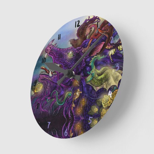 Dragon Enchantment Ronde Klok (Hoek)