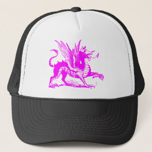 Dragon Engraving - Magenta Trucker Pet