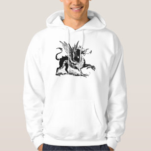 Dragon Engraving - Zwart Hoodie