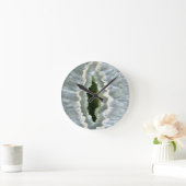 Dragon Eye Agate Druzy Ronde Klok (Huis)