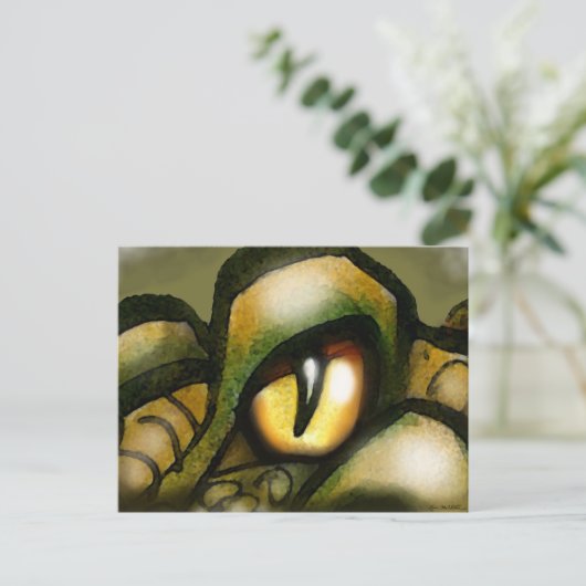 Dragon Eye Briefkaart (Staand voorkant)