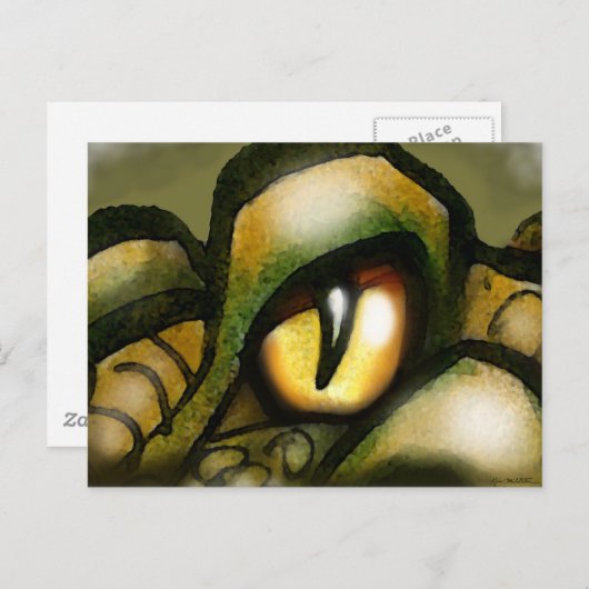 Dragon Eye Briefkaart (Voorkant / Achterkant)