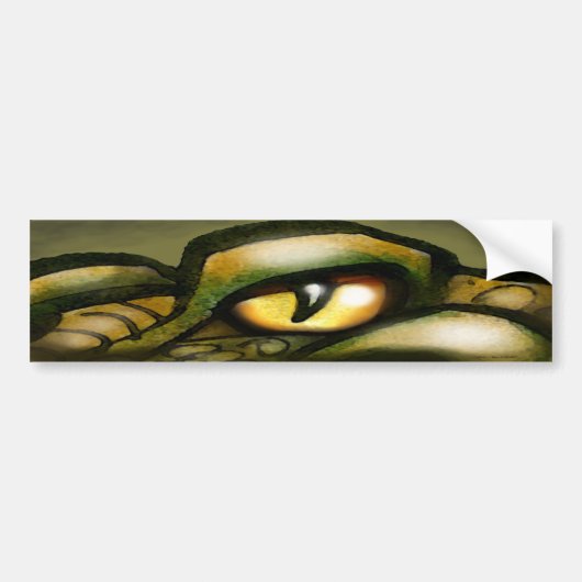 Dragon Eye Bumpersticker (Voorkant)