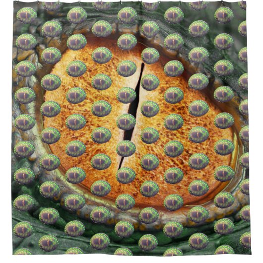 Dragon Eye Douchegordijn (Voorkant)