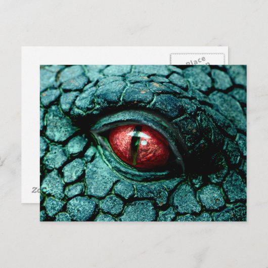 Dragon Eye Fantasy Gothic Briefkaart (Voorkant / Achterkant)