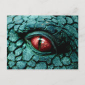 Dragon Eye Fantasy Gothic Briefkaart (Voorkant)