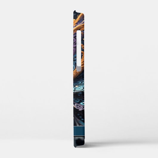 Dragon Eye Modern Abstracte geometrische fractale  Case-Mate iPhone Case (Achterkant / Links)